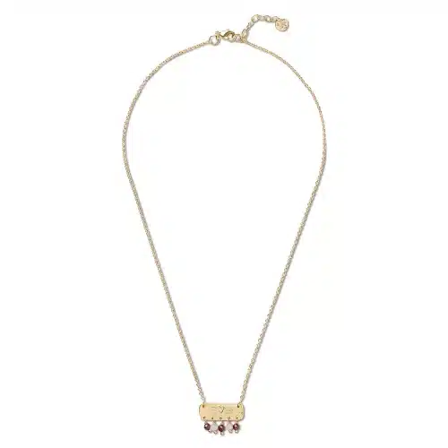 A Beautiful Story Sanity Garnet Necklace