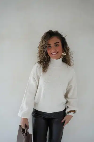 Lisha Sweater Creme * - Afbeelding 5