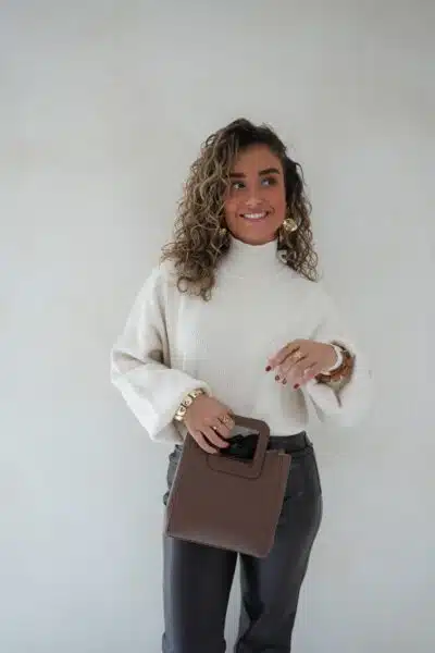 Lisha Sweater Creme * - Afbeelding 3