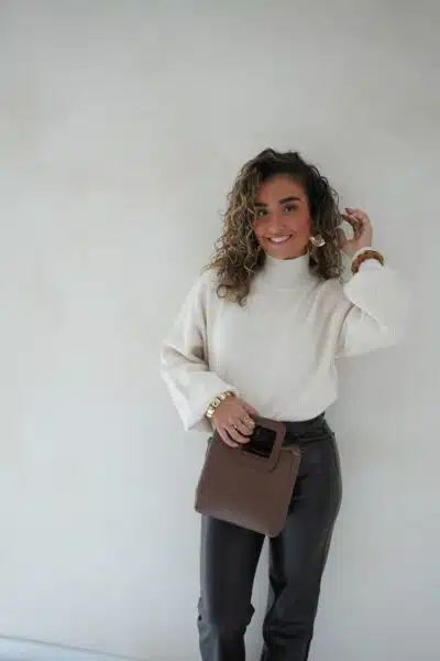 Lisha Sweater Creme * - Afbeelding 7