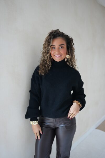 Lisha Sweater Black * - Afbeelding 3