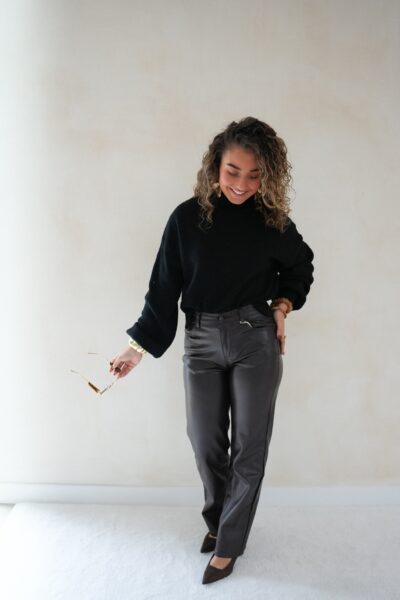 Lisha Sweater Black * - Afbeelding 2
