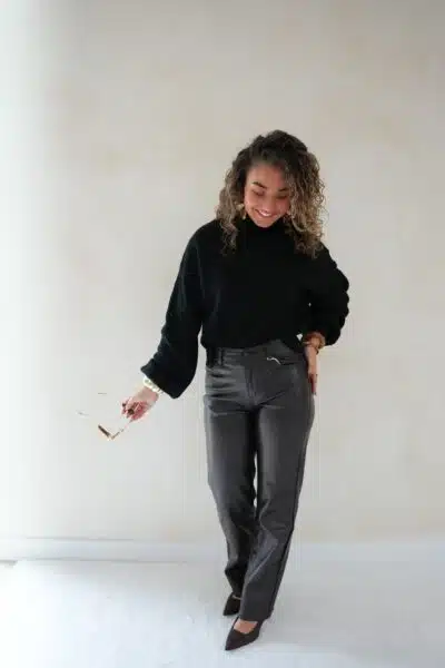 Lisha Sweater Black * - Afbeelding 2