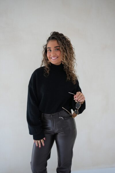 Lisha Sweater Black * - Afbeelding 4