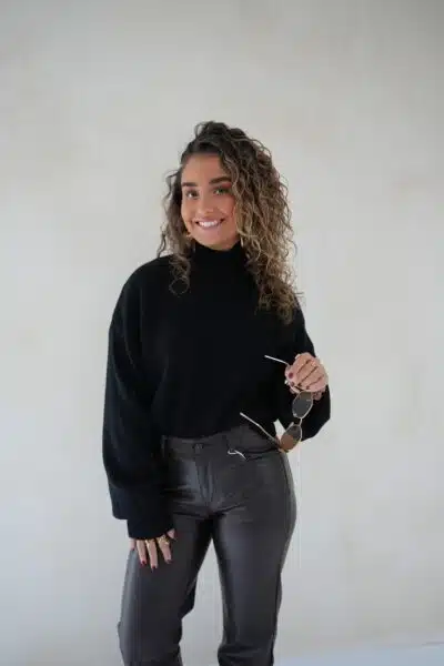 Lisha Sweater Black * - Afbeelding 4