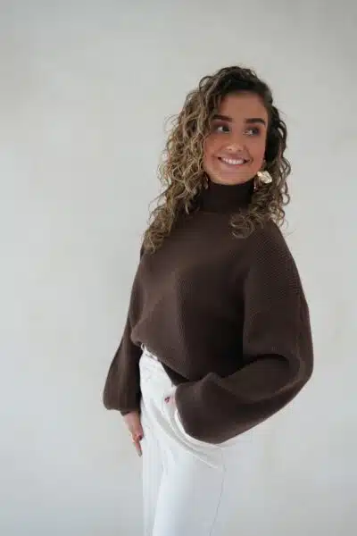 Lisha Sweater Brown * - Afbeelding 6