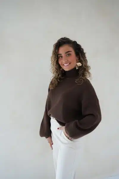 Lisha Sweater Brown * - Afbeelding 4