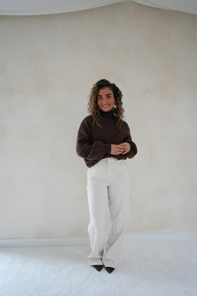 Lisha Sweater Brown * - Afbeelding 3