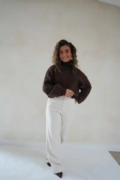 Lisha Sweater Brown * - Afbeelding 7