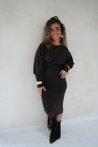 Desz Dress Brown - - Afbeelding 5