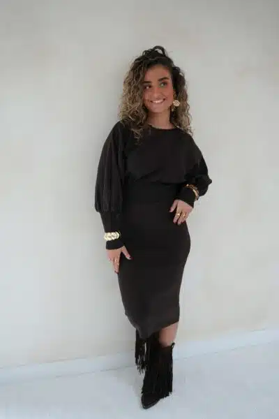 Desz Dress Brown - - Afbeelding 5
