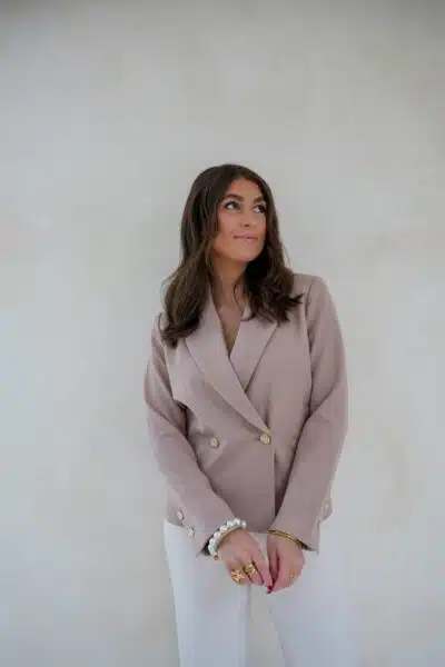 Nienke Blazer Old Pink . - Afbeelding 3