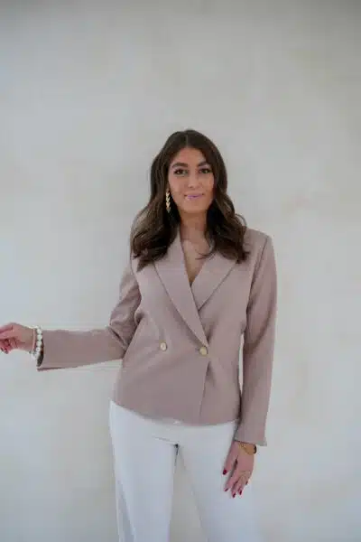 Nienke Blazer Old Pink . - Afbeelding 5