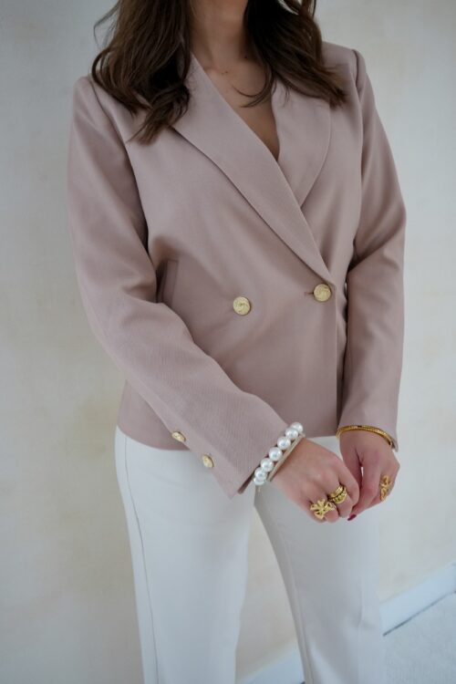 Alternative view of Nienke Blazer Old Pink .