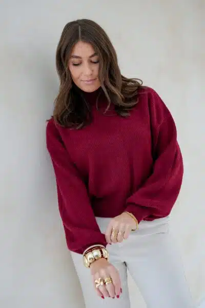 Lisha Sweater Bordeaux *