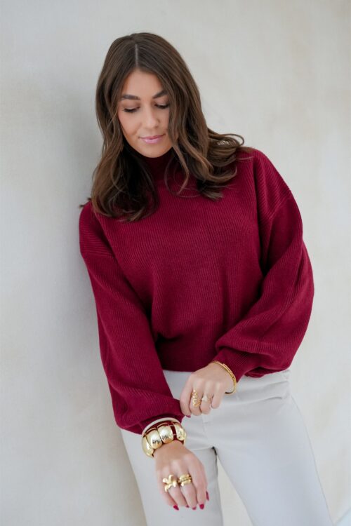 Lisha Sweater Bordeaux *