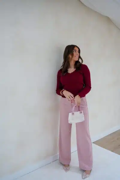 Nova Sweater Bordeaux . - Afbeelding 3