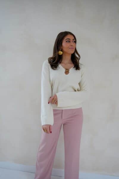 Shell Sweater Creme . - Afbeelding 8