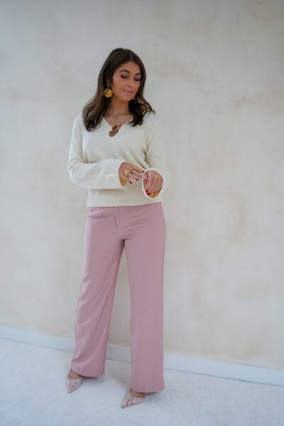 Shell Sweater Creme . - Afbeelding 4