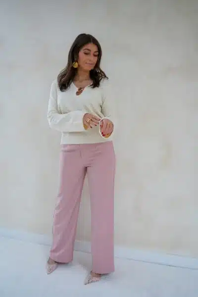 Shell Sweater Creme . - Afbeelding 4