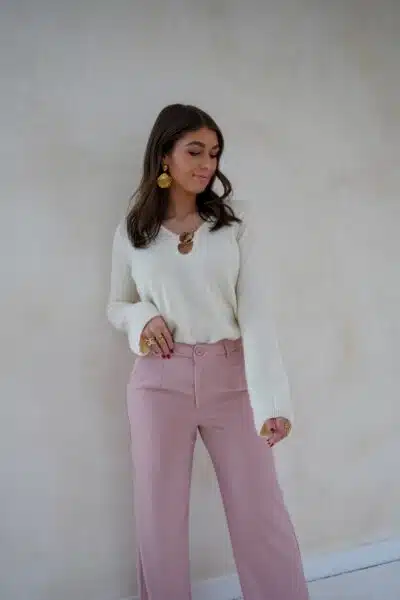 Shell Sweater Creme . - Afbeelding 6