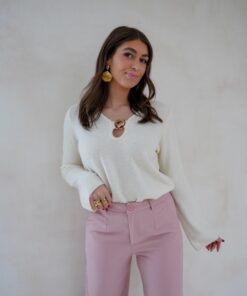 Shell Sweater Creme .