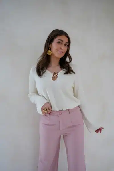 Shell Sweater Creme .