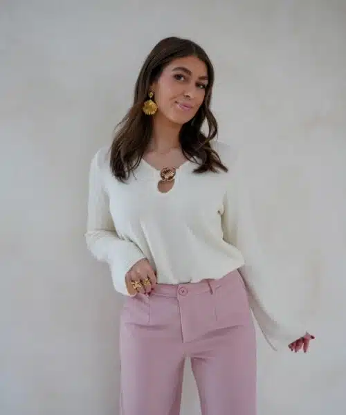 Shell Sweater Creme .