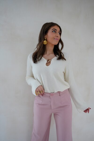 Shell Sweater Creme . - Afbeelding 7