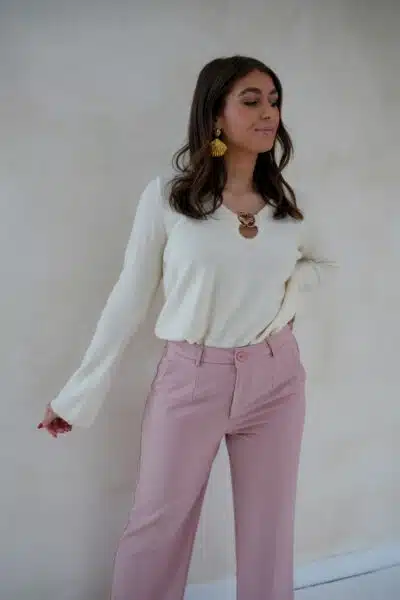 Shell Sweater Creme . - Afbeelding 2