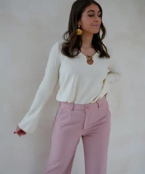 Alternative view of Shell Sweater Creme .