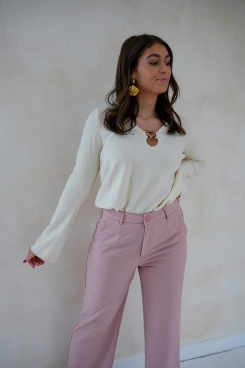 Alternative view of Shell Sweater Creme .