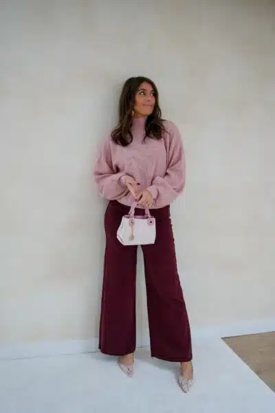 Lisha Sweater Pink * - Afbeelding 2