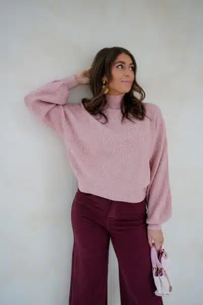 Lisha Sweater Pink * - Afbeelding 3