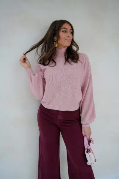 Lisha Sweater Pink * - Afbeelding 7