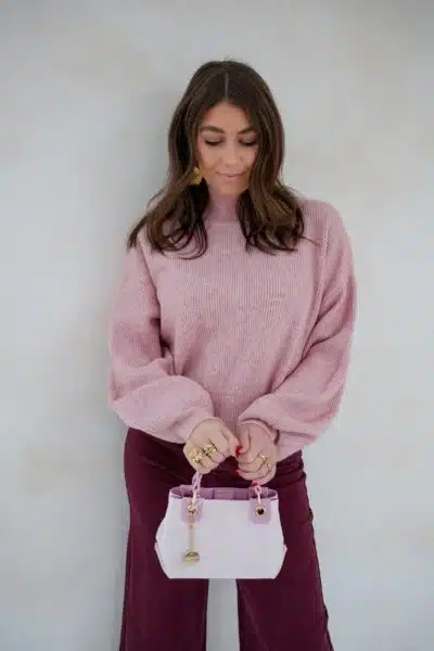 Lisha Sweater Pink * - Afbeelding 4
