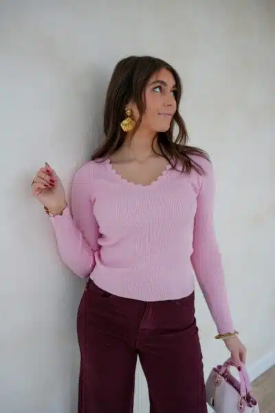 Nova Sweater Pink * - Afbeelding 5