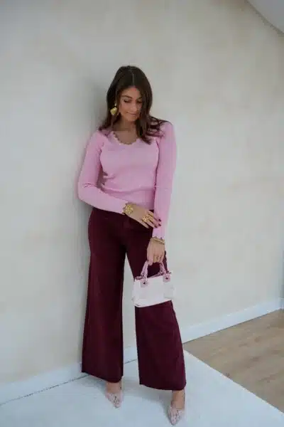 Nova Sweater Pink * - Afbeelding 4