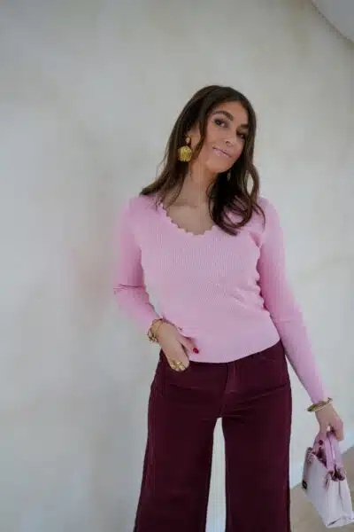 Nova Sweater Pink * - Afbeelding 3