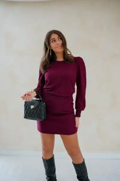 Lofty Manner Skirt Kaisa Burgundy - Afbeelding 6