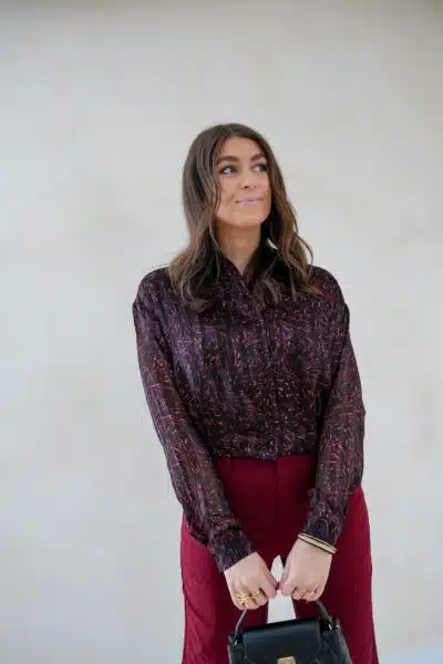 Lofty Manner Blouse Astrid Swirl Print - Afbeelding 5