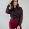 Lofty Manner Blouse Astrid Swirl Print