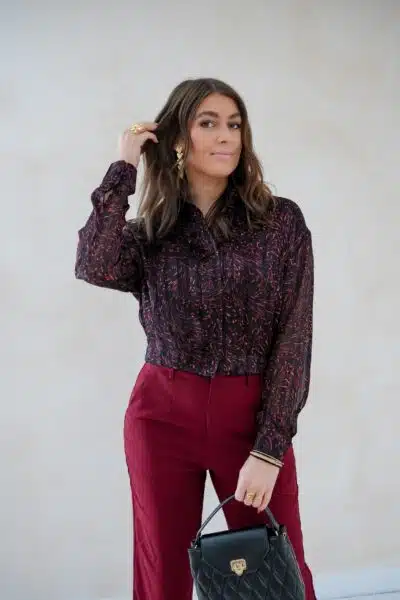 Lofty Manner Blouse Astrid Swirl Print