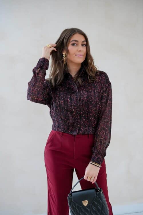 Lofty Manner Blouse Astrid Swirl Print