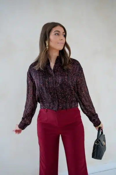 Lofty Manner Blouse Astrid Swirl Print - Afbeelding 4