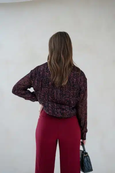 Lofty Manner Blouse Astrid Swirl Print - Afbeelding 3