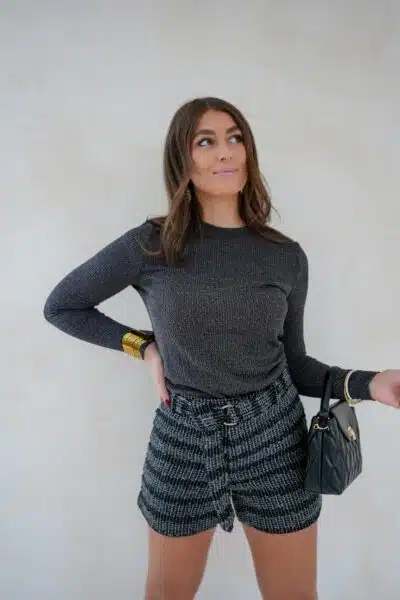 Lofty Manner Short Ebba Black - Afbeelding 3