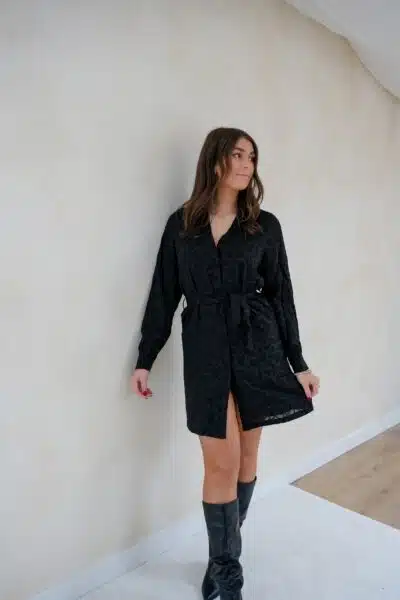 Lofty Manner Dress Lina Black - Afbeelding 2