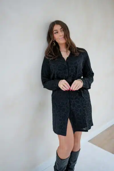 Lofty Manner Dress Lina Black - Afbeelding 5