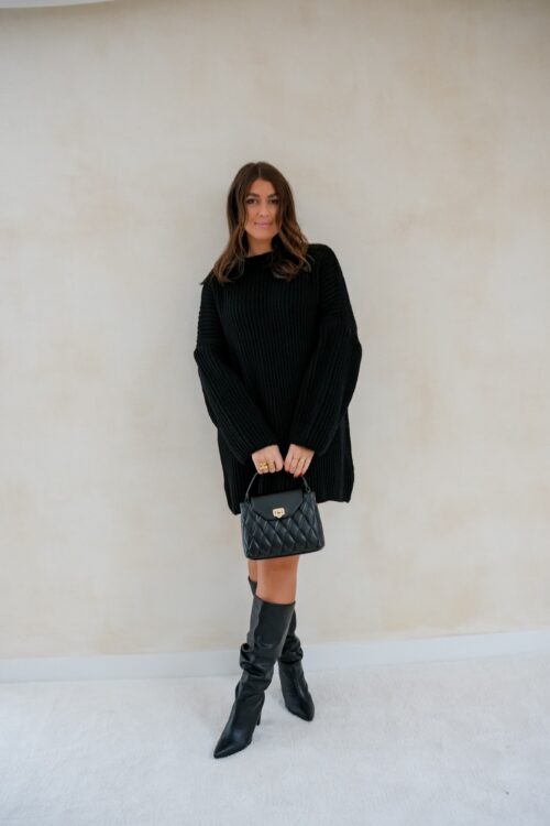 Alternative view of Kae Knitted Dress Black